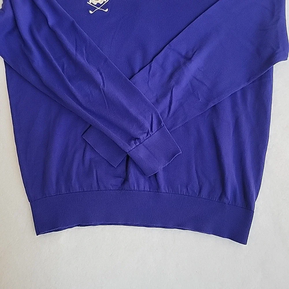 Polo Gofl Ralph Lauren‎ Embroidered Emblem Size Large Blue